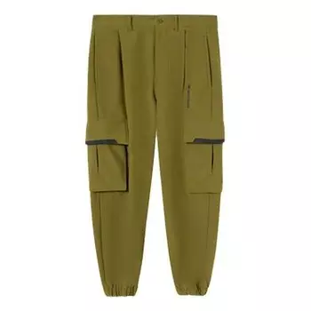 Штаны спортивные брюки карго New Balance, зеленый