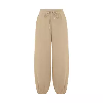 Штаны спортивные Deep Breath в стиле пэчворк, кофейный