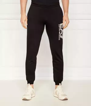 Штаны спортивные Ea7 Regular Fit, черный / белый