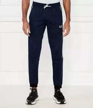 Штаны спортивные Ea7 Regular Fit, синий / белый
