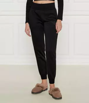 Штаны спортивные Emporio Armani на резинке, черный