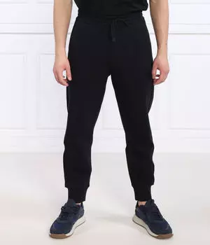 Штаны спортивные Emporio Armani с карманами, темно-синий