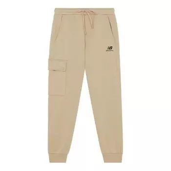 Штаны спортивные флисовые брюки-карго New Balance, хаки