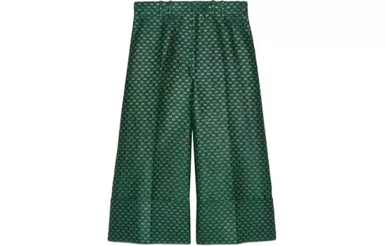 Штаны спортивные Gucci женские, зеленый