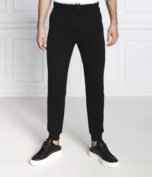 Штаны спортивные Karl Lagerfeld Regular Fit с логотипом, черный