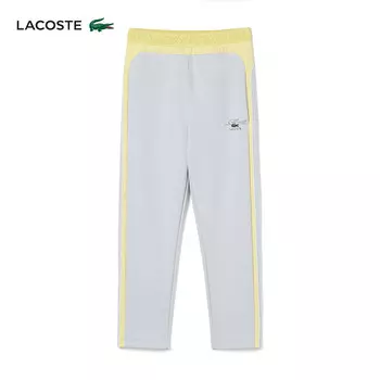 Штаны спортивные Lacoste мужские, серый / желтый