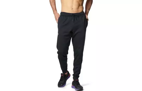 Штаны спортивные мужские Armour Fleece Knit, черные Under Armour, черный