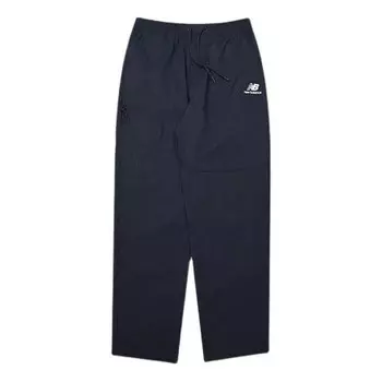 Штаны спортивные с логотипом New Balance, черный