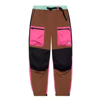 Штаны спортивные с принтом логотипа Li-Ning, коричневый