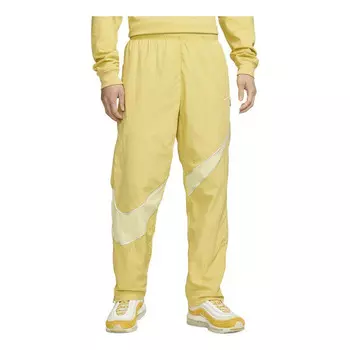 Штаны спортивные штаны с логотипом swoosh Nike, желтый
