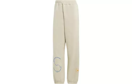Штаны спортивные Stella Mccartney X Knit Unisex Magic желто-зеленые Adidas, желто-зеленый