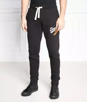 Штаны спортивные Superdry Regular Fit, черный