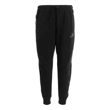 Штаны спортивные технологичные флисовые легкие Nike, черный