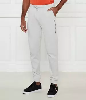 Штаны спортивные Tommy Hilfiger Regular Fit с карманами, серый