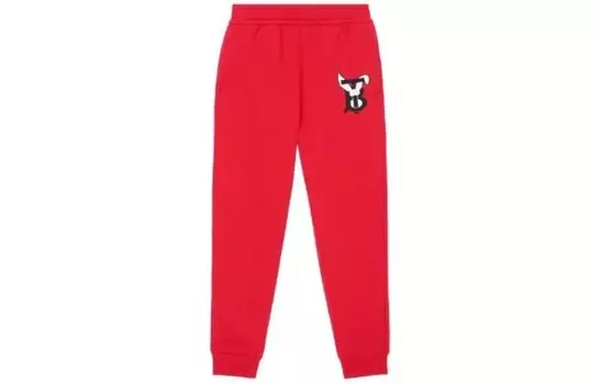 Штаны спортивные женские Burberry, красный