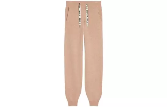 Штаны спортивные женские Celine, бежевый