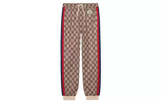 Штаны спортивные женские Gucci, коричневый