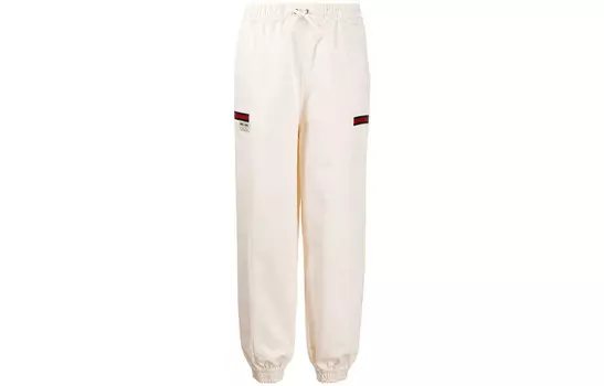 Штаны спортивные женские Gucci, слоновая кость