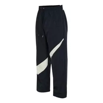 Штаны swoosh тканые штаны Nike, черный