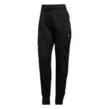 Штаны тканые штаны Adidas, черный