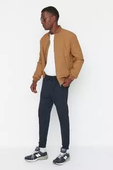 Штаны Trendyol спортивные стандартного кроя, темно-синий