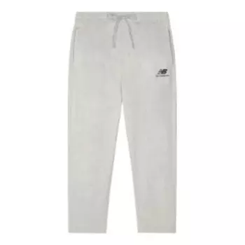 Штаны трикотажные спортивные штаны с логотипом New Balance, серый