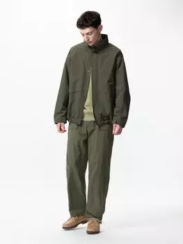 Штаны Uniqlo, зеленый