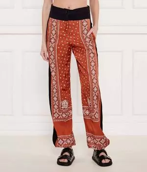 Штаны в духе Loose fit Pinko, коричневый