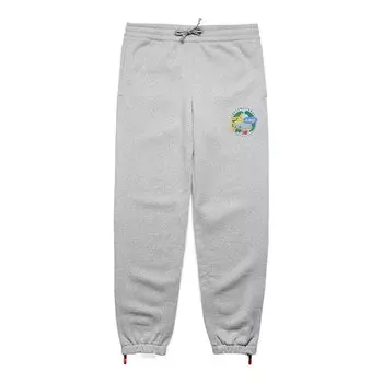 Штаны x bodega хлопковые спортивные штаны New Balance, серый