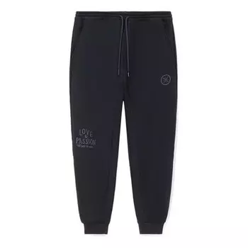 Штаны x dft way of wade графические спортивные штаны Li-Ning, черный