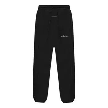Штаны x fear of god athletics плотные флисовые спортивные штаны Adidas, черный