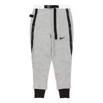 Штаны x sacai knit bundle foots спортивные штаны брюки джоггеры азиатские размеры Nike, серый
