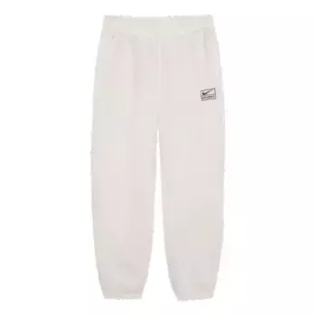 Штаны x Stussy потертые спортивные штаны Nike, белый