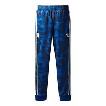 Штаны xa bathing ape adicolor спортивные штаны Adidas, синий