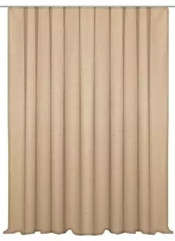 Штора 140 х 250 см с люверсами леопардовый узор для гостиной спальни белый черный Haus und Deko, бежевый