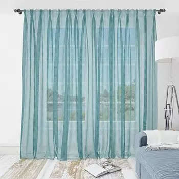 Штора Abakuhaus Abstrakt 2 шт, 274x135x0,5 см цвет petrol blau