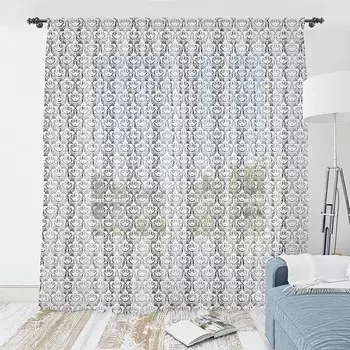 Штора Abakuhaus Antiquitt 2 шт, 274x240x0,5 см цвет charcoal grau und wei