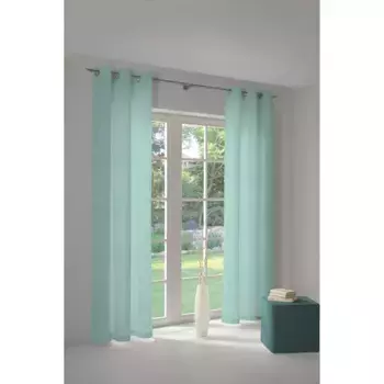 Штора Adam «Scribble», (1 шт.), изготовлена из экологически чистого хлопка, цвет hellblau/naturwei