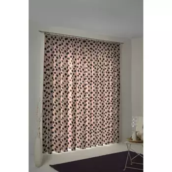 Штора Адам «Точки», (1 шт.), экологически чистые материалы Adam, фиолетовый