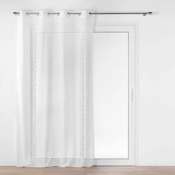 Штора Алессия непрозрачная с рюшами, размеры: 140х175см, цвет: белый. Douceur d'interieur