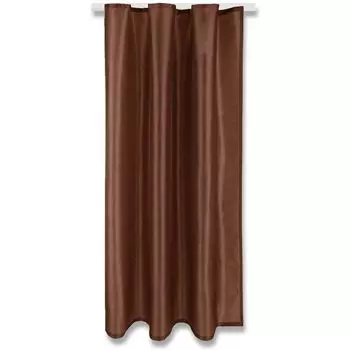 Штора Алессия непрозрачная с рюшами, размеры: 300х245см, цвет: синий. Arsvita, коричневый