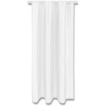 Штора АЛИА белая 140х270 см с рюшами на ленте Arsvita, белый