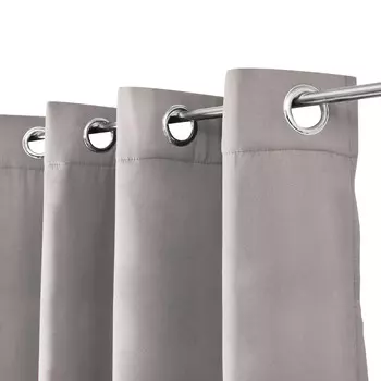 Штора Beautissu , 140x1 см, серый