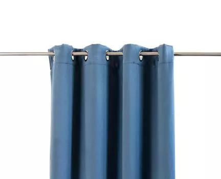 Штора блэкаут RADIANT CHIC 140х270 серая с люверсами CHIC HOME