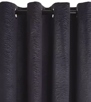 Штора ДАФНА белый серебро 140х250 см люверсы штора на люверсах CHIC HOME