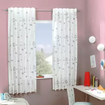 Штора Delindo «MAGIC», (1 шт.), ВxШ: 175x140см, подсвечивается ночью Delindo Lifestyle, белый