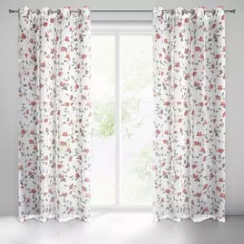 Штора для балконной двери, вуаль, балконная оконная панель, занавеска с цирконом, тунель для гостиной Eurofirany, белый