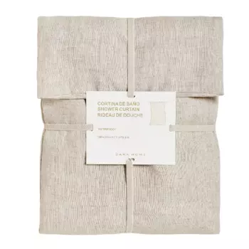 Штора для душа Zara Home Linen, светло-серый
