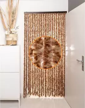 Штора для защиты от насекомых, дверная штора, флисовая штора, 100 х 200 см, защита от мух, серый/белый/микс Defactoshop