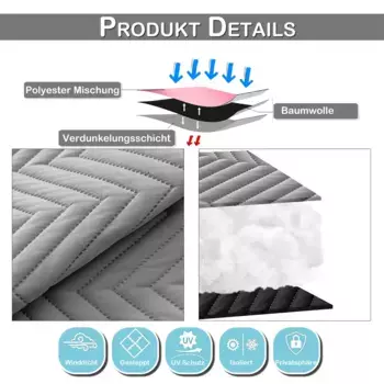 Штора Easy home, серый